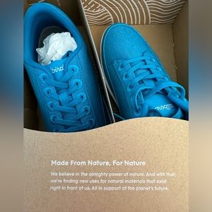 ALLBIRDS Canvas Pacer Teal Sneaker NEW size 9